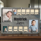 Newborn picture frame, Baby picture sign, Baby keepsake wall decor, Nursery picture frame, Gift for new mom, 1 year old photo album (Newborn 3.0)