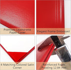 GraduationMall 11"x14" Imprinted Padded Diploma Cover Certificate Holder Red