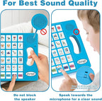 Joyreal AAC Device for Autism, Non Verbal Communication Tools for Speech Therapy & Stroke Rehab. Speech Communication Tablet, Autism Talking Aids with 8 Programmable Buttons (Blue)