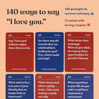 Partners are Human | 140 Conversation Cards to Help Deepen Romantic Relationships | Card Game for Bonding & Communication | Therapy for Adults