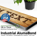 Custom Sign, Custom Street Sign, 11 Font Colors, 13 Font Styles, 4 Hole Options, 22 Sizes, 3x12 Inches, Rust Free DiBound, Fade Resistant, Made in USA by My Sign Center (Vintage)