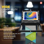 CTA Digital Premium Kiosk Floor Stand - Locking Floor Stand Kiosk - iPad 7th/8th/9th Gen 10.2" - Pro 11", 5th & 6th Gen, Surface Go, Galaxy Tab S5E & More (PAD-PARAF)