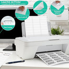L LIKED Printable Address Labels, 1" x 2-5/8", 15000 Labels, 30 per Sheet, Blank Mailing Labels for Envelopes (500 Sheets)