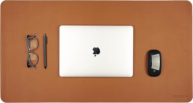 ANECDOTE Vegan Leather Desk Pad - 31.5"x17" Desk Mat for Your Office. This Quality Large Mouse Pad has Chic Elegance, Professional Look & Satisfying Touch - The Perfect Leather Mouse Pad for You!