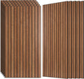 AUTORIFIC Wood Veneer Sound Panels, 10 Pack 47.2”x23.6” Wall Panels, Decorative Acoustic Panels for Walls, for Office,Home Theater,Studio,Living Room, Cherry(Mitred)