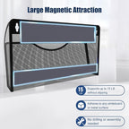 LQPAFZ Magnetic File Holder 2 Pockets File Folder Organizer, Office Hanging Magazine Rack for Refrigerator, White Board, No Drilling Paper Document Holder Mail Organizer for File Cabinets