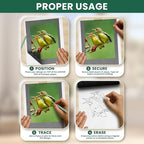 MyArtscape Graphite Transfer Paper Roll - Black Waxed Carbon Paper 17" x 15ft Transfer Paper Roll, Graphite Paper