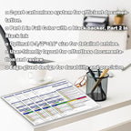 Multi-Point Inspection Form for Vehicles – 2-Part Carbonless Vehicle Checklist Pad – 8.5" x 11" Inspection Report – Edge-Glued, Manufacturer Recommended – White - Pack of 250