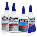 CYAFIXED CA Glue for Woodworking - 2 Bottles Thin Viscosity 2 oz with 1 oz Medium Viscosity and 1 oz Ultra Thick Viscosity, Cyanoacrylate Adhesive for Woodturning, Wood Bonding and Gap Filling
