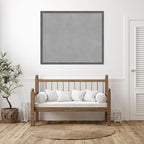 Amanti Art Grey Framed Magnetic Board 43x51 Oversize Vision Board for use with Magnets, 100% Metal Sheet to Display Items as Office Decor or for Home Organization in mudroom, Kitchen or Kids Room