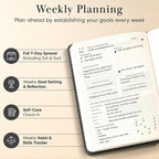 Mantra Planner 2026 Planner, Daily Journal & Gratitude Journal All-In-One with To Do List, Self Care Prompts & Habit Tracker - 5.8 x 8.3 - Black