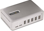 StarTech.com 7-Port USB-C Hub - 5X USB-A/2x USB-C - Self-Powered w/65W Power Supply - USB 3.1 10Gbps - Desktop/Laptop USB Hub w/3ft USB-IF Certified Locking Cable - USB C Splitter, TAA