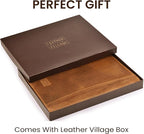 Leather Village Leather Portfolio Organizer - Professional Business Padfolio for Men & Women - Document Card Holder, Resume Folder, Folio for A4/Letter Size Writing Legal Pad- Tan Brown