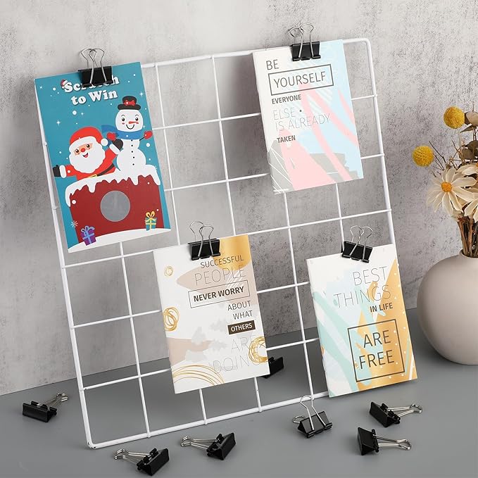 Jetec 500 Pieces 1 Inch Black Binder Clips Bulk Medium Paper Clamps Metal Paper Clips for Teachers Students Classroom Business Office and School Office Supplies