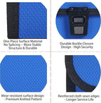 JIZISO Legal Size 13 Pocket Accordian File Organizer Expanding File Folder for FC A4 Paper, Briefcase File Case with Durable Handle & Buckle Closure for School Home & Business (Blue-2)