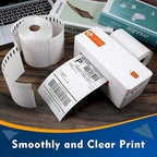 L LIKED 2200 4x6 Thermal Shipping Labels Direct Thermal Printer Labels Compatible with DYMO 4XL Zebra Rollo - White Perforated Strong Adhesive (220/Roll, 10 Rolls)