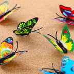 50Packs Butterfly Push Pins Decorative Push Pins Colorful Thumb Tacks Cute Thumbtacks for Corkboard Bulletin Board Wall for Office Decor Home Cubicle Decorations Hanging
