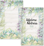 Current The Best Days Address Book-94 Pages; Small 5"" x 8-1/2"" Size for Purse or Office, Spiral Bound Soft Cover Organizer for Contacts, Addresses, Email, & Phone Numbers + 50 Replacement Stickers"