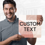 Custom Sign, Custom Street Sign, 11 Font Colors, 13 Font Styles, 4 Hole Options, 22 Sizes, 12x12 Inches, Rust Free DiBound, Fade Resistant, Made in USA by My Sign Center (Mid-Century Modern 1)