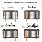 Personalized Wooden Name Sign for Nursery - Custom Name Signs for Kids Room, Personalized Nursery Name Sign - Perfect Room Decoration, Wall Name Decoration & Wedding signs, Family Name Signs (First & Middle Name - Style 2)