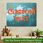 Custom Sign, Custom Street Sign, 11 Font Colors, 13 Font Styles, 4 Hole Options, 22 Sizes, 24x30 Inches, Rust Free DiBound, Fade Resistant, Made in USA by My Sign Center (Graffiti)