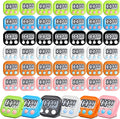 48 Pcs Digital Kitchen Timer Bulk, Small Magnetic Backing Stand Timer, Large Digits Egg Timers LCD Display Loud Alarm Stopwatch Timers Classroom Count up Countdown Timers for Office Cooking