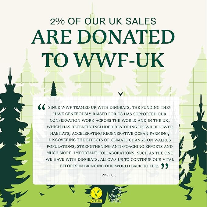 Dingbats* - Wildlife Plain Extra Large A4 Notebook - PU Leather Hardcover Journal for Work, Writing - Pocket, Elastic Closure, Pen Holder, Bookmark