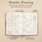 2026 Planner, Daily Journal & Gratitude Journal All-In-One with To Do List, Self Care Prompts & Habit Tracker - 5.8 x 8.3 - Morning