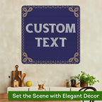 Custom Sign, Custom Street Sign, 11 Font Colors, 13 Font Styles, 4 Hole Options, 22 Sizes, 30x30 Inches, Rust Free DiBound, Fade Resistant, Made in USA by My Sign Center (Fauxsaic 1)