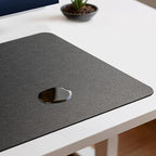 Jotsome Leather Desk Pad Mat, Non-Slip Desk Blotter Pad - Desk Protector for Office, Home, Laptop, and Desktop, Gift for The Holidays (Midnight Blue, 34" x 17")