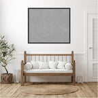 Amanti Art Black Framed Magnetic Board 42x50 Oversize Vision Board for use with Magnets, 100% Metal Sheet to Display Items as Office Decor or for Home Organization in mudroom, Kitchen or Kids Room
