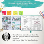 Life Mastery Planner - A 12 Month Journey to Crush Your Goals, Increase Productivity, Passion, Success & Happiness - Weekly & Monthly Life Planner, Habit-Tracker, Gratitude Journal & Organizer, A5