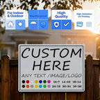 Custom Signs Outdoor-30×24inches-Large size,Prefabricated holes, weather-resistant, rust-proof,Optional reflective, night road signs, night warning signs