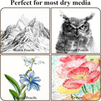 8" x 10" Sketch Book, 100 Sheets Hardcover Sketchbook, 68 lb/100gsm Drawing Paper for Adults, Spiral Bound Sketch Pad, Art Paper for Drawing and Painting for Art Supplies for College Students.