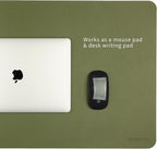 ANECDOTE Vegan Leather Desk Pad - 31.5"x17" Desk Mat for Your Office. This Quality Large Mouse Pad has Chic Elegance, Professional Look & Satisfying Touch - The Perfect Leather Mouse Pad for You!