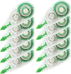 Tombow 68722 MONO Mini Correction Tape Easy to Use Applicator for Instant Corrections,Clear, 10-Pack