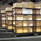 M MZG Garage Shelving 5 Tier Industrial Metal Shelving Units for Commercial, Basement, Pantry, Warehouse, School, Black Heavy Duty Easy Assembly 23.6" D x 53.2" W x 73.6" H