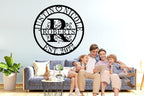 Wedding Gifts for Couples 2024 Last Name Signs for Home Personalized Metal Signs Monogram Wall Decor Personalized Family Name Sign Anniversary Wedding Gift