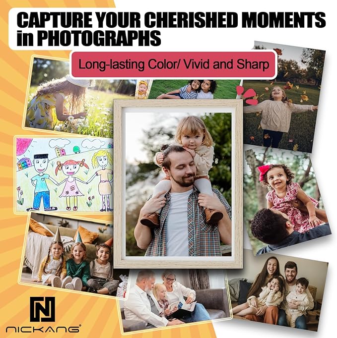 NICKANG 4x6 Photo Paper, Glossy Photo Paper 4x6, Total of 120 Sheets Bulk, 53 LB/200 gsm, Photo Printer Paper, Picture Paper for Inkjet Printer (60 Sheets/Pack x 2 Packs)