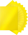 Silunkia 120 Sheets Solar Yellow Shimmer Cardstock 8.5 x 11 Crafts Paper, 250gsm/92lb Premium Glossy Paper Card Stock for Cards Making, Greeting Cards, Wedding Invitations, Menus