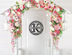Personalized Family Name Sign Custom Family Metal Signs Monogram Letters Wall Decor Personalized Name Signs for Home Decor Personalized Metal Sign Established Sign Initial Split Letter Monogram Sign