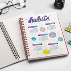 EMSHOI Graph Paper Spiral Notebook 5.7" x 8.22" - 4 Pack 640 Pages 100gsm Thick Grid Paper, A5 Graph Paper Notebook, Plastic Hardcover Journals for Writing Engineering Graphing Work School Supplies