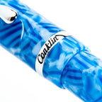 Conklin Duragraph Fountain Pen Ice Blue - Broad Nib, Elegant Writing Instrument with Cool Blue Finish