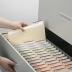 Smead File Folders Letter Sized, 1/3-Cut Tab, Assorted Positions, Letter Size Manila Folders, 100 Per Box (10330)