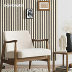 Olanglab Wood Slat Wall Panels 4 Pack, Wooden Acoustic Wall Panels, 94.5"x12.6" Each 3D Wall Panels for Interior Wall Decor (Light Oak-Extendo Trio)