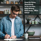 CAGIE Lined Journal for Men Women, Tree Growth Ring Leather Bound Journal Notebook, 256 Pages 100 GSM Journals for Writing, A5 Hardcover Journaling Notebooks for Work, Note Taking, Black