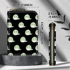 BWEGRHE Cute Credit Card Holder with Zipper, Cute Dinosaurs RFID-Blocking Card Case Small Wallet for Women Men, Multi-slot Card Organizer Case Travel Accordion Wallet