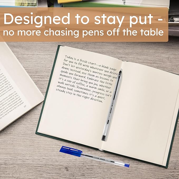 Ballpoint Pens Bulk Pack, 150-Count – 100 Black & 50 Blue Ink Pens, 1.0mm Medium Point, Ergonomic Triangle Grip