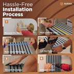 Avana Modern Acoustic Wood Wall Panels – 94.4 X 12.59 Inch Gray Oak Acoustic Panels 1 PC – Wall Panels For Interior Wall Decor For Homes, Offices, Studios – Sturdy And Durable Wood Panels For Wall