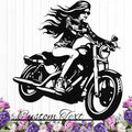 Custom Motorcycle Metal Sign Personalized Biker Name Sign Motorcycle Wall Art Motorbike Signs Garage Decor Gift for Bikers Motorcycle Lover Gifts